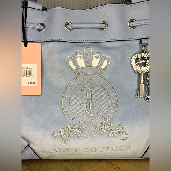 Juicy Couture Blue Star Classic Juicy Lover Tote - Picture 2 of 10